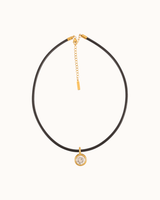 Marlow Bezel Drop Necklace