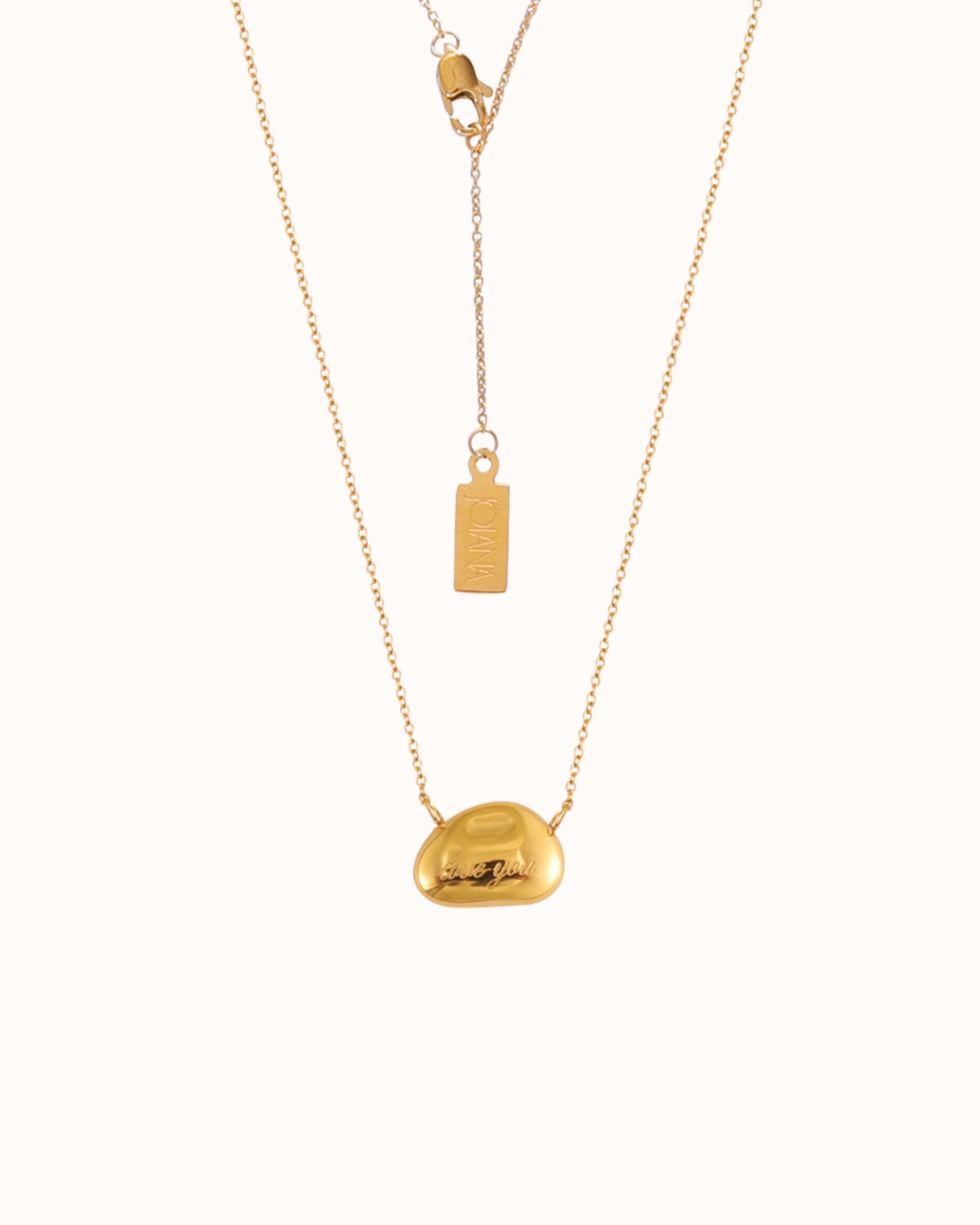 I love You Bean Necklace