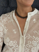 Mello Stone Necklace- Chocolate