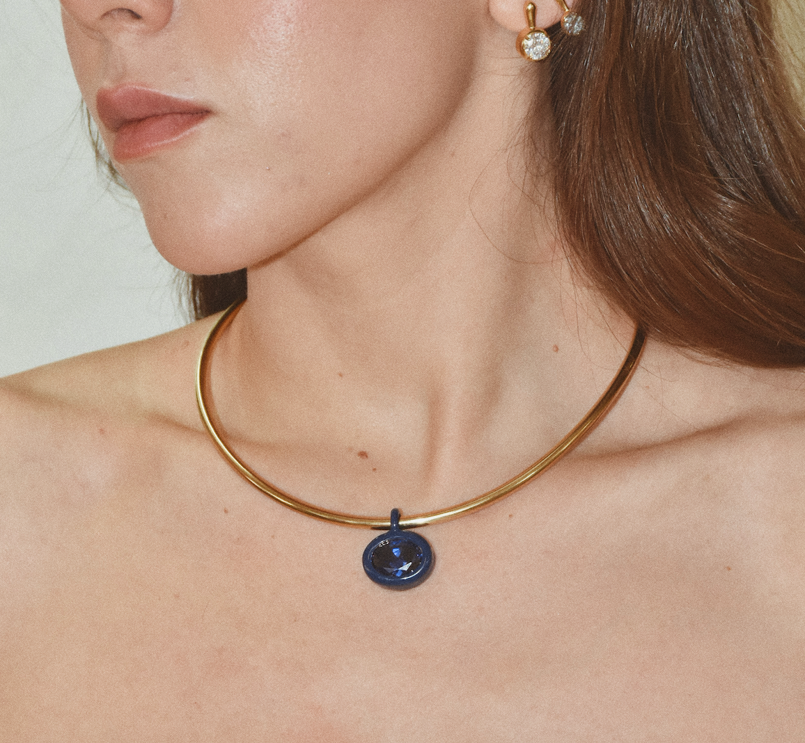 Birthstone Neck Cuff