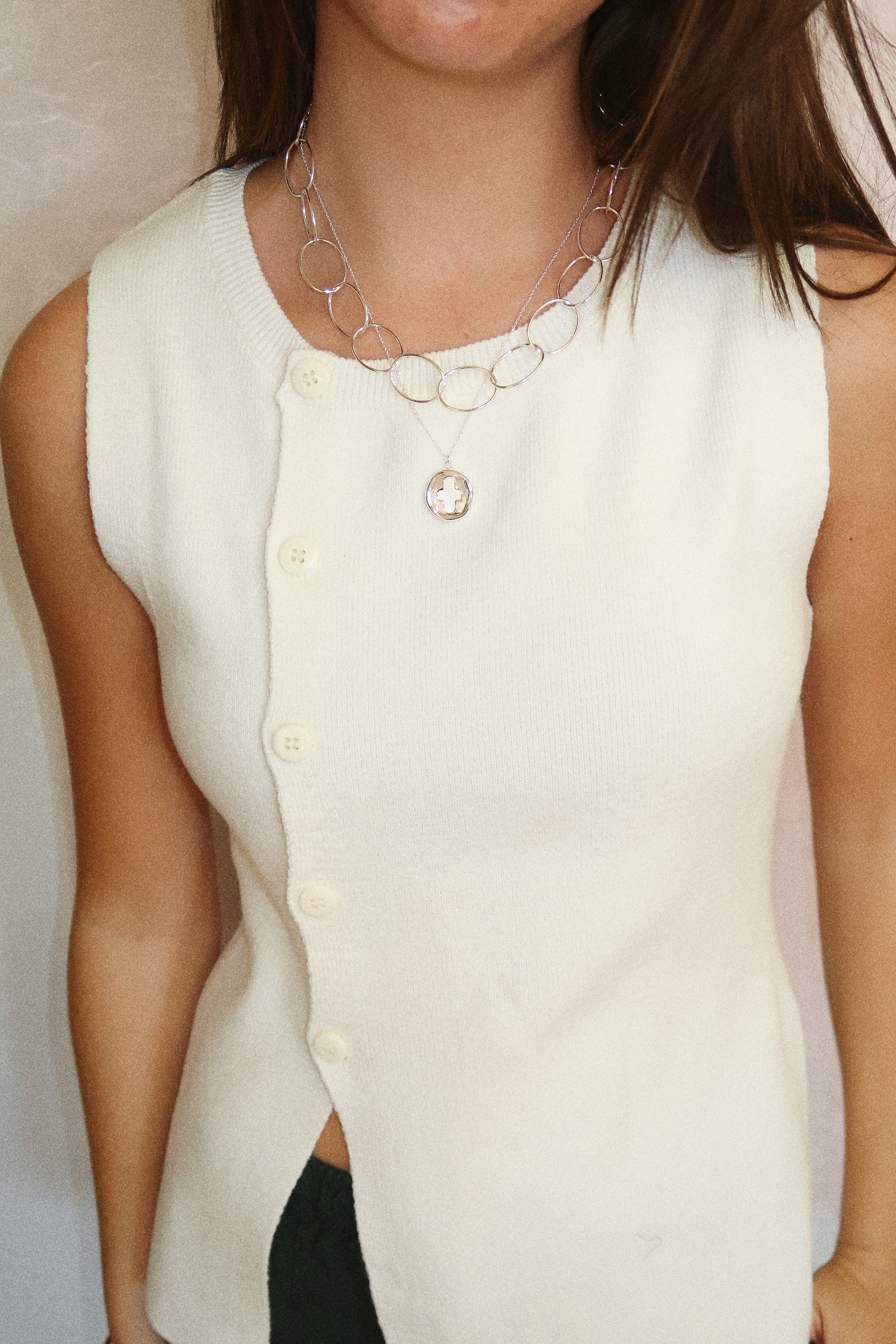 Stamp Coin Necklace