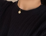 Marlow Bezel Drop Necklace