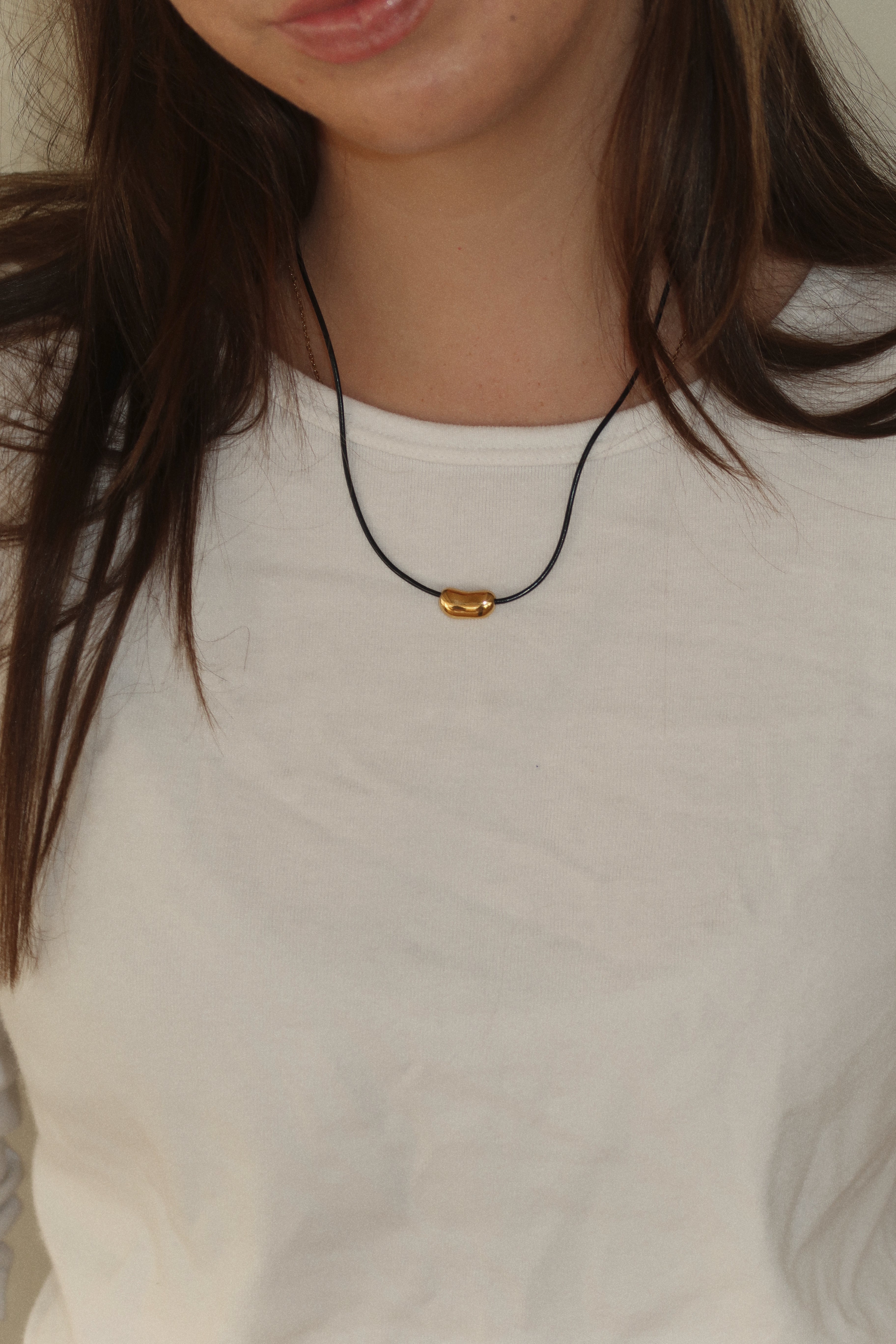 Bean Cord Necklace