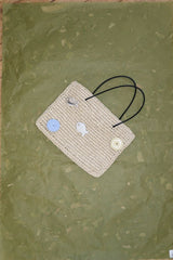 Fishie Brooch White Silver