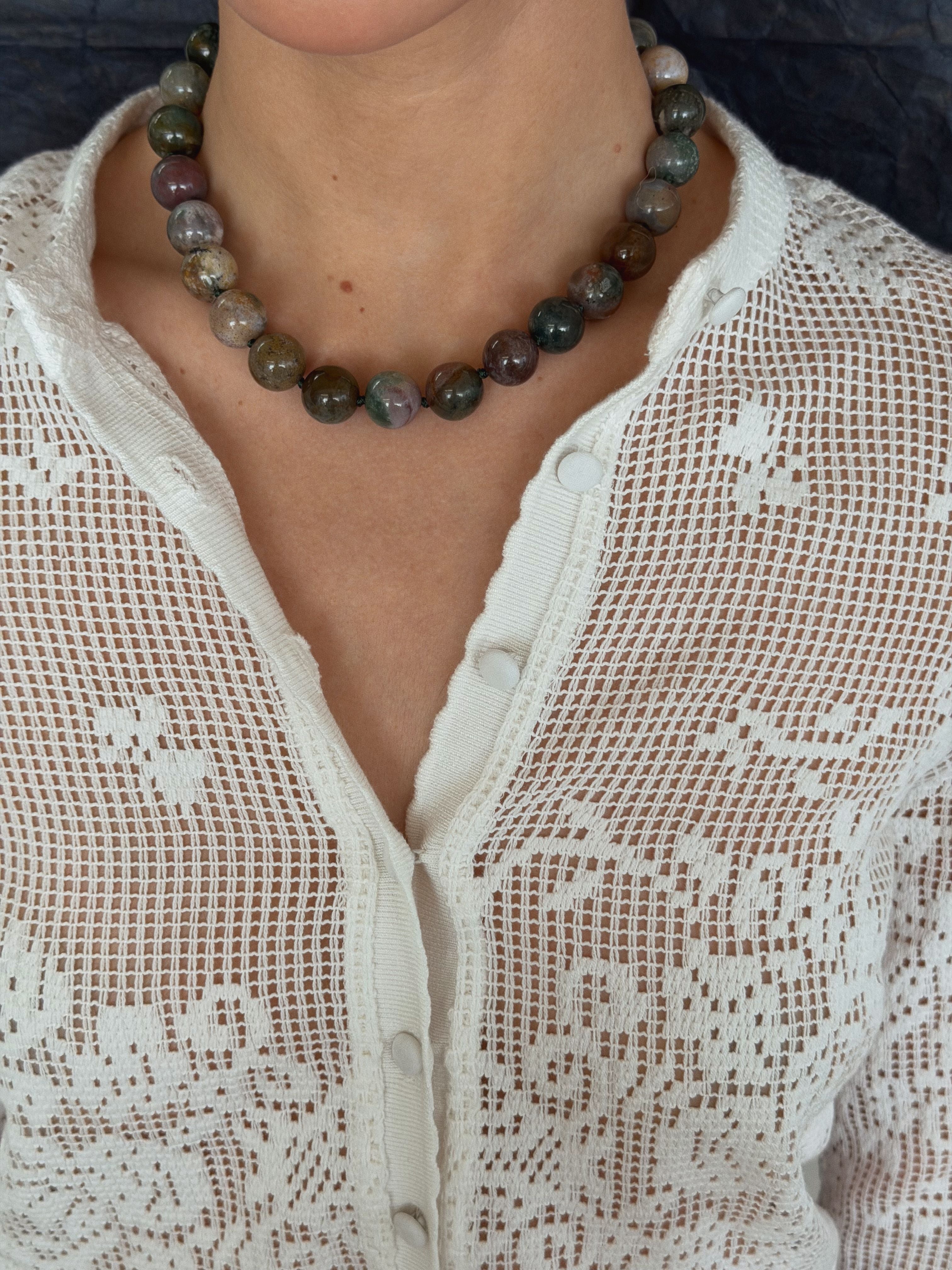 Mello Stone Necklace- Willow