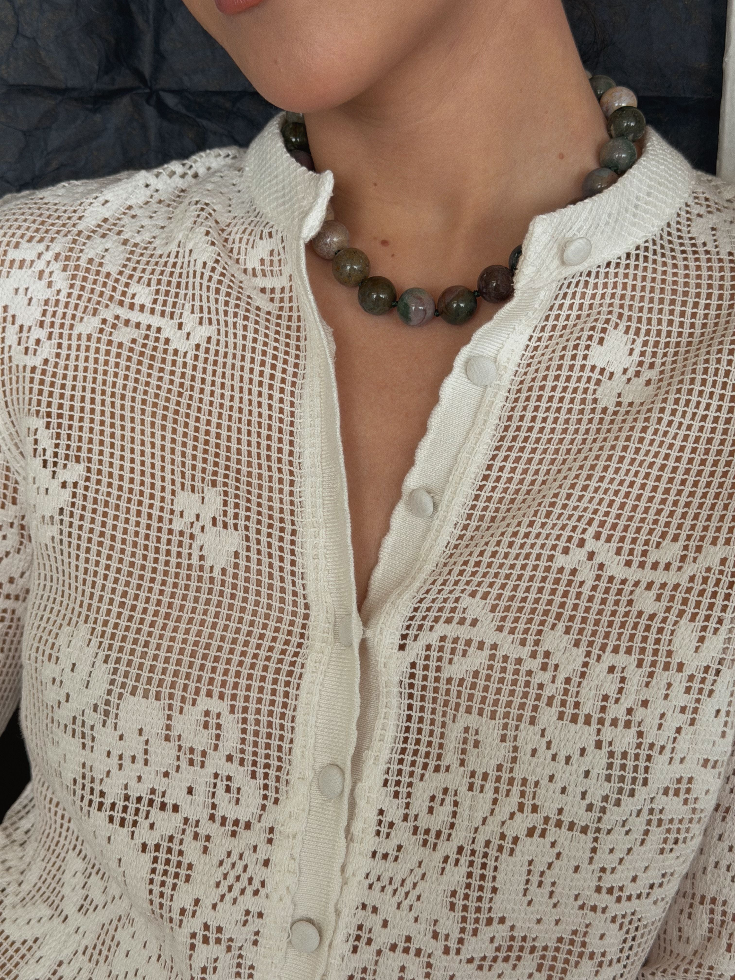 Mello Stone Necklace- Willow